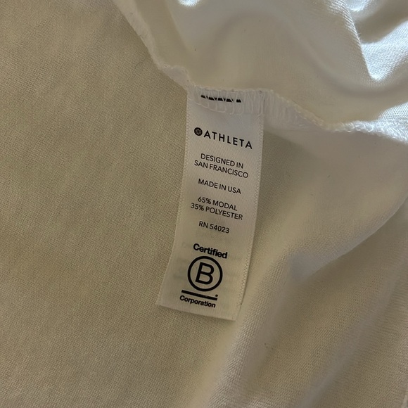 Athleta drape front twist dolman sleeve top modal - Picture 6 of 6